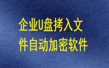 有哪些軟件能讓企業U盤拷入的文件自動加密？