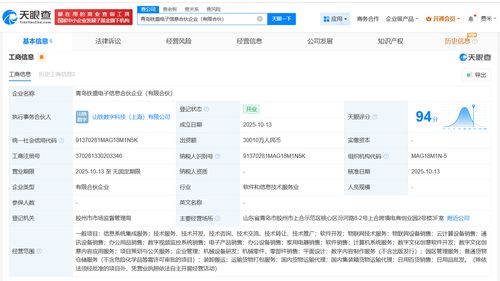 山東鐵路發(fā)展基金等成立電子信息合伙企業(yè)，助力信息系統(tǒng)集成服務(wù)發(fā)展